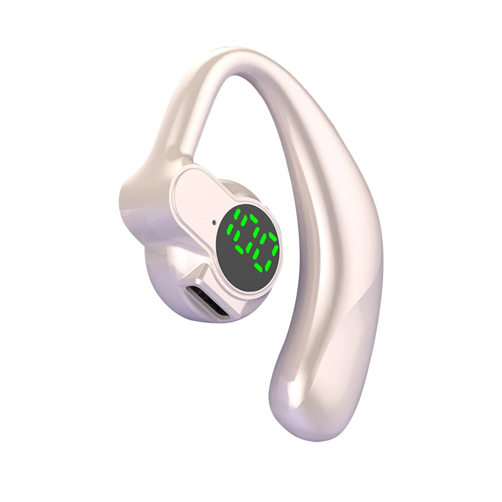 NEW Bone Conduction Wireless Bluetooth Headphones Earphones With Microphone Handsfree Noise Canceling Headset