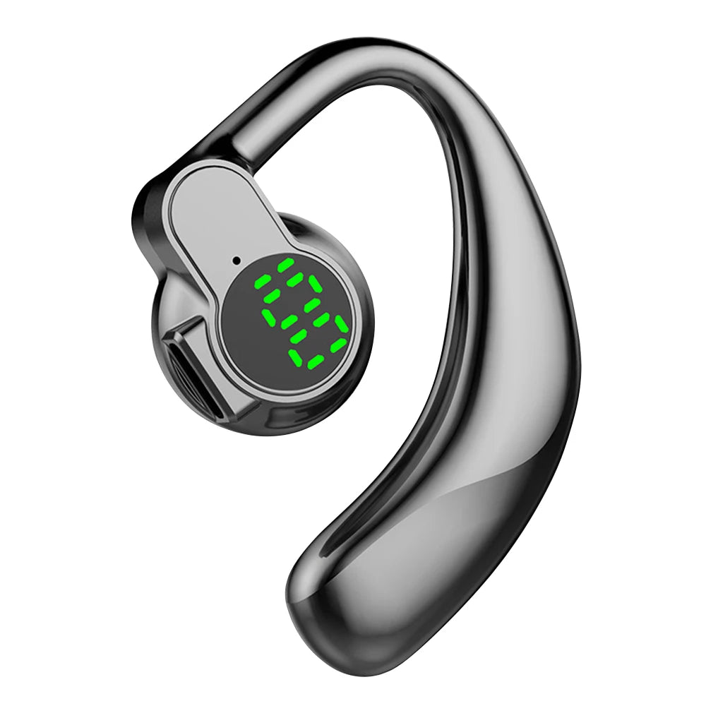 NEW Bone Conduction Wireless Bluetooth Headphones Earphones With Microphone Handsfree Noise Canceling Headset