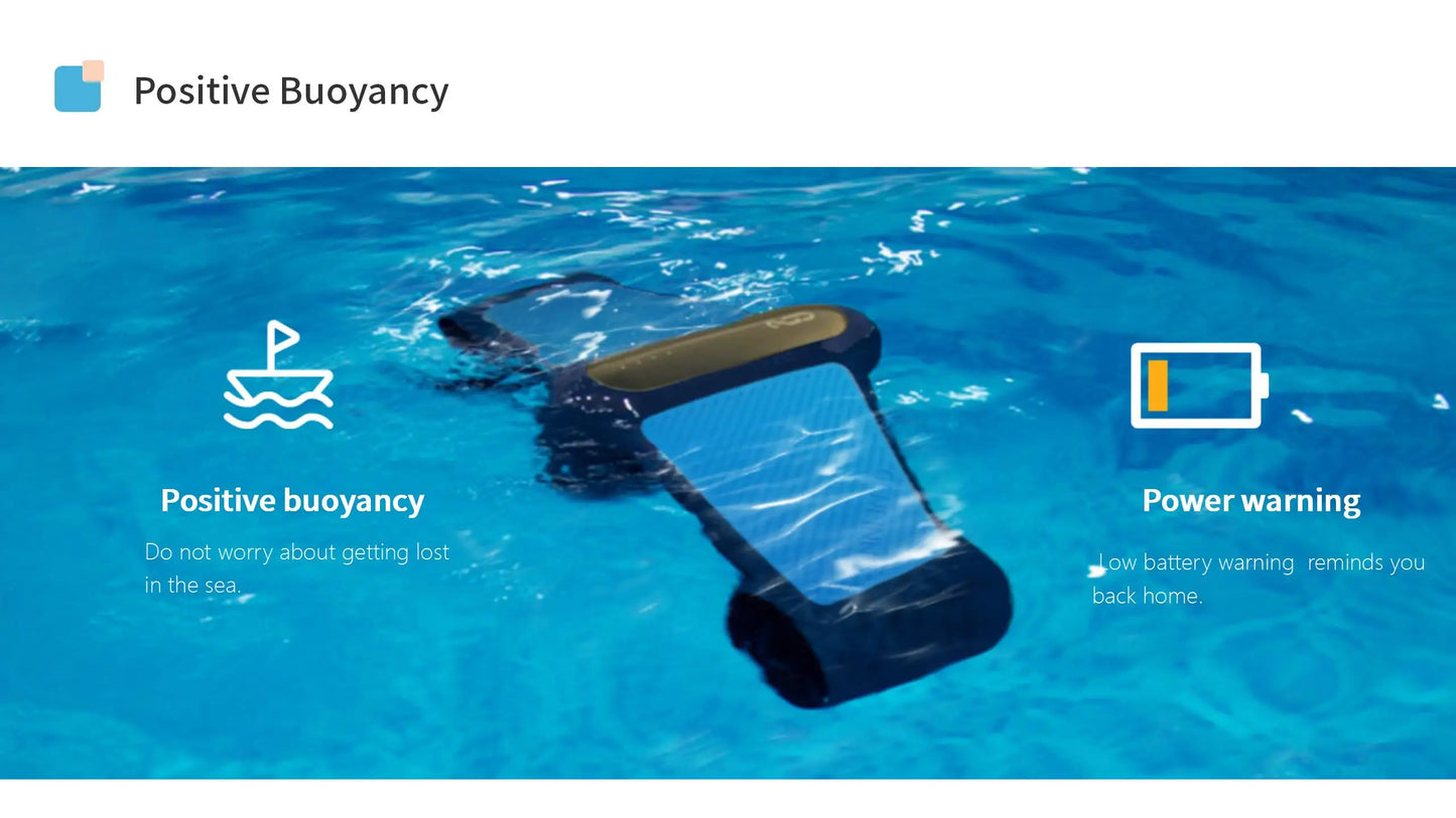 Underwater Sea Scooter 500W Electric Water Toys 1.8m/s Diving Scooter 60Mins Underwater Motor for Kids Adults Swimming Pool