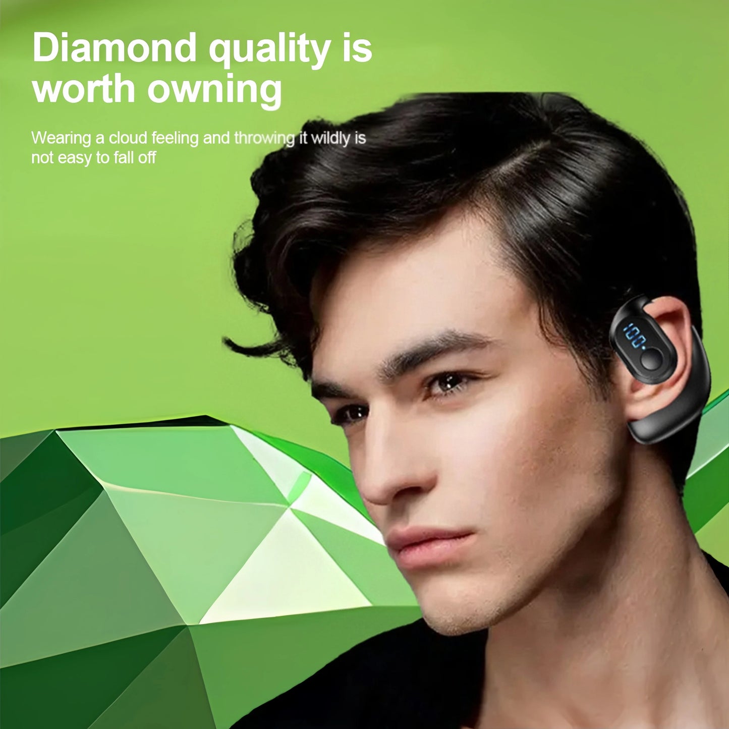 Bluetooth 5.3 Headphone Ear Hook Wireless Earphone HiFi Stereo Noise Reduction Earbud Gaming Headset for Huawei Xiaomi iPhone
