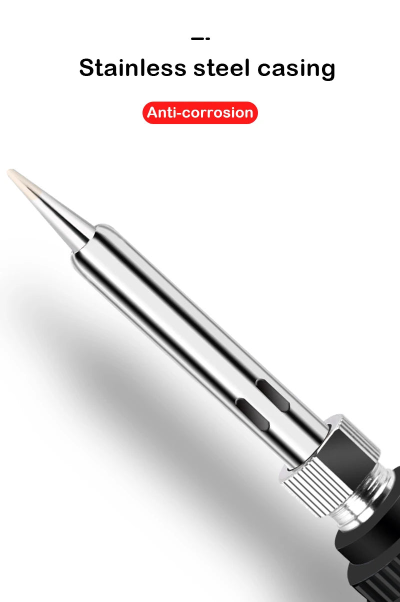 New Adjustable Temperature Electric Soldering Iron 220V 110V 60W Welding Solder Rework Station Heat Pencil Tips Repair Tools