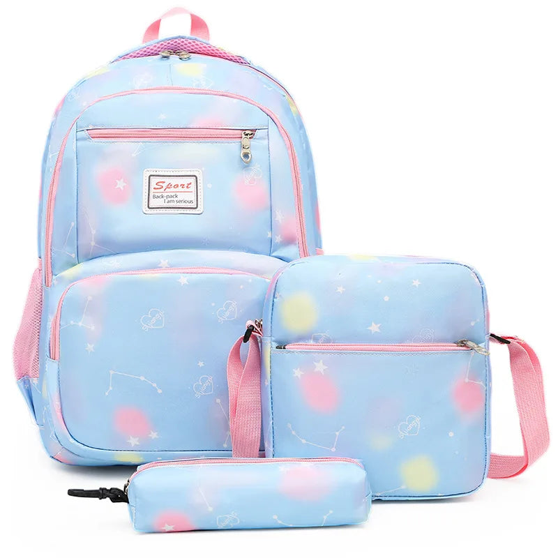 3pcs/set Male backpacks high school bags for women 2020 boys one shoulder big student travel bag men school backpack mochila