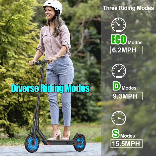 Electric Scooter 8.5" 36v 350W 10.4Ah Self-balance Max 15mph Folding Kick Escooter Smart App For Adults  EU US UK Warehouse